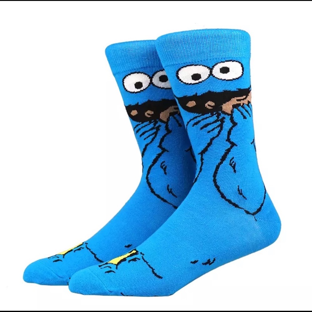 🍒🍒 (Bundle Only) Cookie Monster Socks